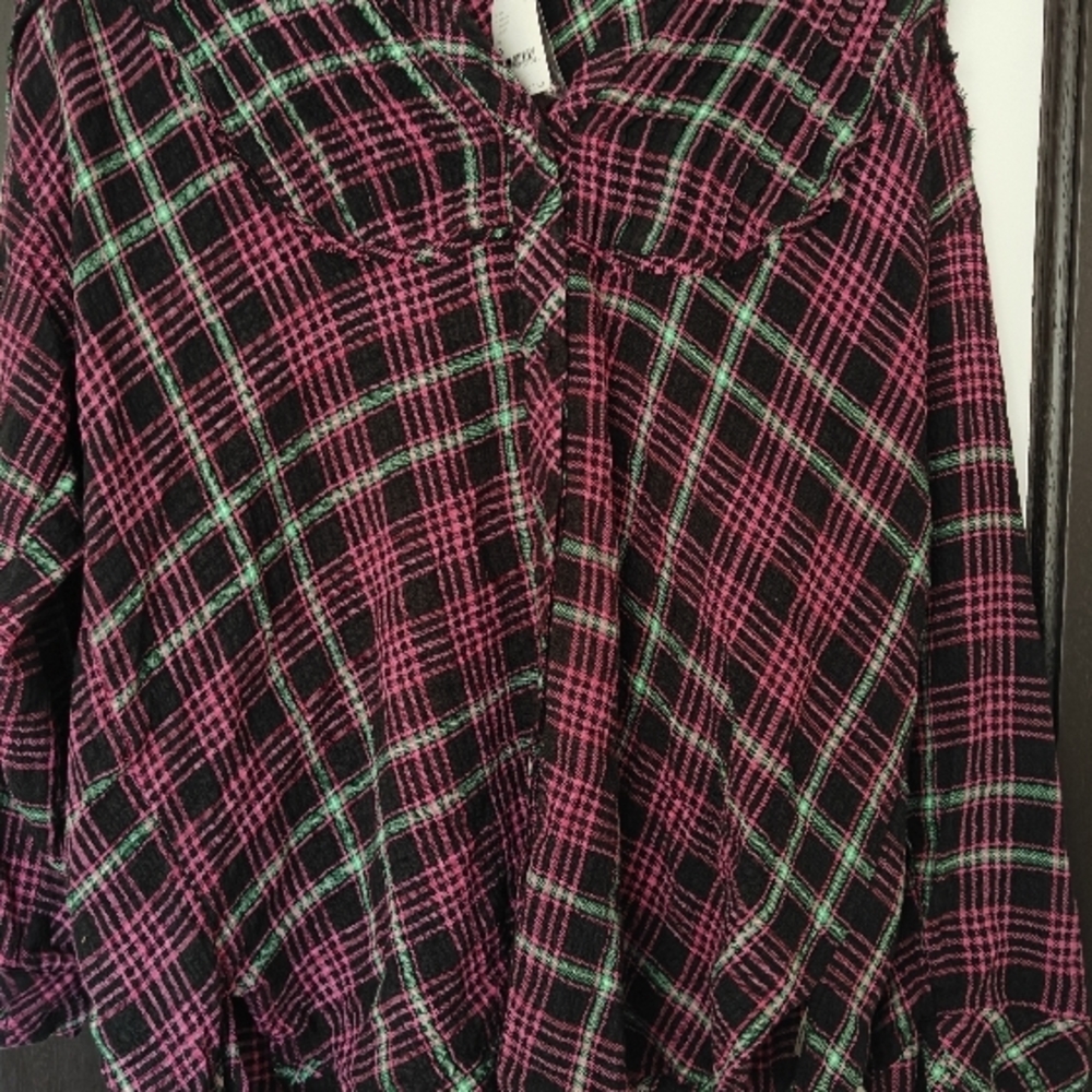 Plaid Jacket - Pink and Green